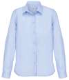 04771 Bailey Lds SOL'S Ladies Bailey Long Sleeve Poplin Shirt sky blue colour image